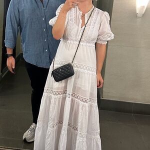 Charo Ruiz Eyelet Maxi Dress